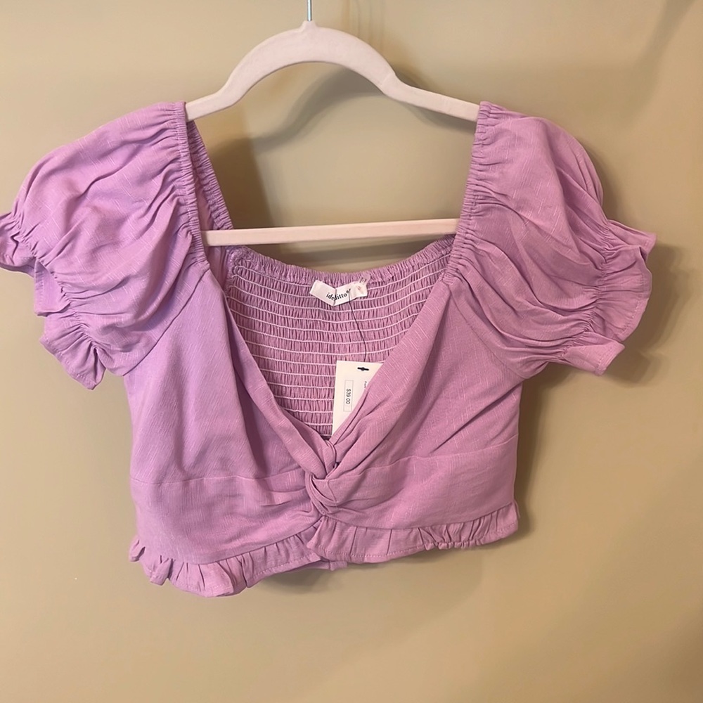 Purple Crop Top
